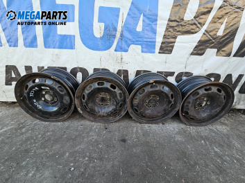 Стоманени джанти за Volkswagen Golf IV Hatchback (08.1997 - 06.2005) 15 цола, ширина 6 (Цената е за комплекта)