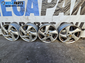 Алуминиеви джанти за Peugeot 206 Station Wagon (07.2002 - ...) 15 цола, ширина 6 (Цената е за комплекта)