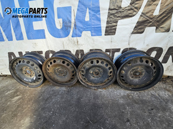 Стоманени джанти за Seat Altea Minivan (03.2004 - 12.2015) 15 цола, ширина 6 (Цената е за комплекта)