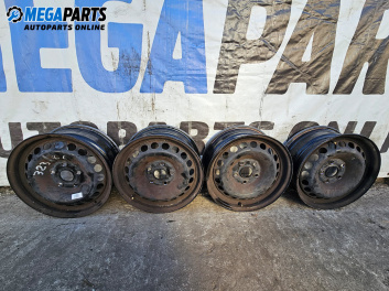 Стоманени джанти за Mercedes-Benz A-Class Hatchback W169 (09.2004 - 06.2012) 15 цола, ширина 6, ET 45 (Цената е за комплекта)