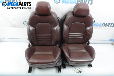 Кожен салон с ел. регулиране за Peugeot 407 Coupe (10.2005 - 12.2011), 2+1 вр.