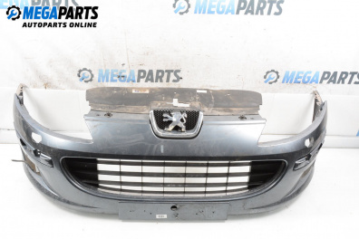 Предна броня за Peugeot 407 Sedan (02.2004 - 12.2011), седан, позиция: предна
