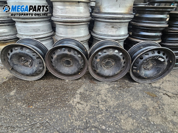 Стоманени джанти за Renault Megane II Hatchback (07.2001 - 10.2012) 15 цола, ширина 6.5 (Цената е за комплекта)