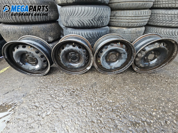 Стоманени джанти за Renault Clio II Hatchback (09.1998 - 09.2005) 14 цола, ширина 6 (Цената е за комплекта)