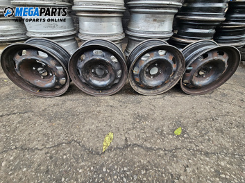 Стоманени джанти за Citroen C3 Hatchback I (02.2002 - 11.2009) 15 цола, ширина 6 (Цената е за комплекта)