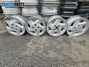 Алуминиеви джанти за Peugeot 206 CC Cabrio (09.2000 - 12.2008) 15 цола, ширина 6 (Цената е за комплекта)