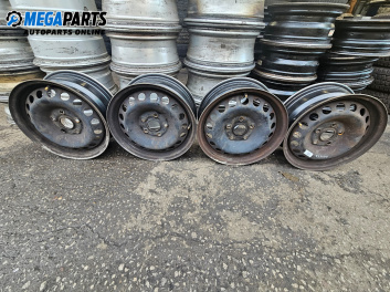 Стоманени джанти за Volkswagen Golf V Hatchback (10.2003 - 02.2009) 15 цола, ширина 6 (Цената е за комплекта)