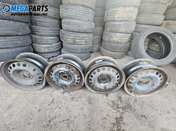 Стоманени джанти за Opel Astra G Hatchback (02.1998 - 12.2009) 15 цола, ширина 6 (Цената е за комплекта)