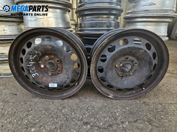 Стоманени джанти за Volkswagen Sharan Minivan I (05.1995 - 03.2010) 16 цола, ширина 6.5, ET 50 (Цената е за 2 бр.)