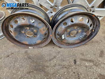 Стоманени джанти за Hyundai ix20 Hatchback (11.2010 - 05.2019) 15 цола, ширина 6 (Цената е за 2 бр.)