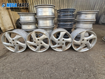 Алуминиеви джанти за Peugeot 206 CC Cabrio (09.2000 - 12.2008) 15 цола, ширина 6 (Цената е за комплекта)