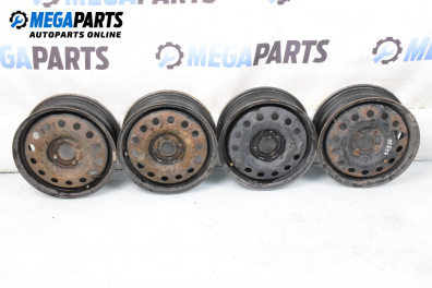 Стоманени джанти за Ford Focus I Hatchback (10.1998 - 12.2007) 15 цола, ширина 6 (Цената е за комплекта)