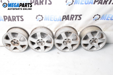 Алуминиеви джанти за Audi A3 Hatchback I (09.1996 - 05.2003) 15 цола, ширина 6, ET 38 (Цената е за комплекта)