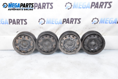 Стоманени джанти за Peugeot 206 Hatchback (08.1998 - 12.2012) 14 цола, ширина 5.5, ET 34 (Цената е за комплекта)