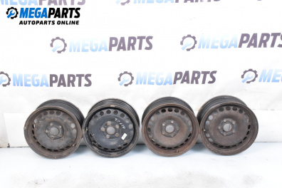 Стоманени джанти за Skoda Octavia II Hatchback (02.2004 - 06.2013) 15 цола, ширина 6 (Цената е за комплекта)