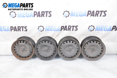 Стоманени джанти за Nissan Micra III Hatchback (01.2003 - 06.2010) 15 цола, ширина 5.5 (Цената е за комплекта)