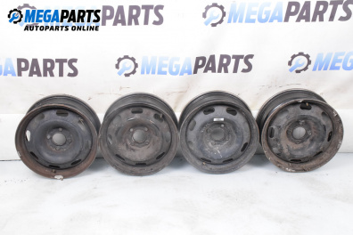 Стоманени джанти за Citroen C3 Hatchback I (02.2002 - 11.2009) 15 цола, ширина 6 (Цената е за комплекта)