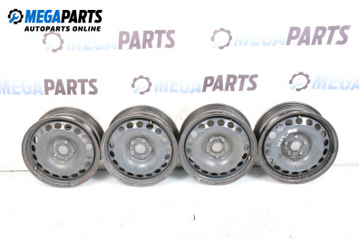 Стоманени джанти за Audi A4 Sedan B7 (11.2004 - 06.2008) 15 цола, ширина 6 J (Цената е за комплекта)