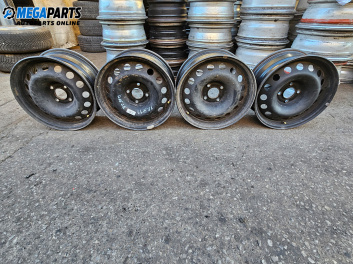 Стоманени джанти за Citroen C5 I Hatchback (03.2001 - 03.2005) 16 цола, ширина 6.5  J (Цената е за комплекта)