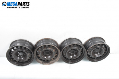 Стоманени джанти за Peugeot 807 Minivan (06.2002 - ...) 15 цола, ширина 6 J (Цената е за комплекта)