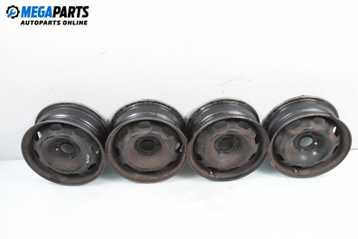 Стоманени джанти за Peugeot 307 Hatchback (08.2000 - 12.2012) 15 цола, ширина 6 J (Цената е за комплекта)