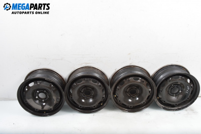 Стоманени джанти за Seat Ibiza III Hatchback (02.2002 - 11.2009) 14 цола, ширина 6 J, ET 43 (Цената е за комплекта)