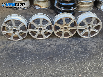 Алуминиеви джанти за Honda Jazz II Hatchback (03.2002 - 12.2008) 14 цола, ширина 5.5 (Цената е за комплекта)