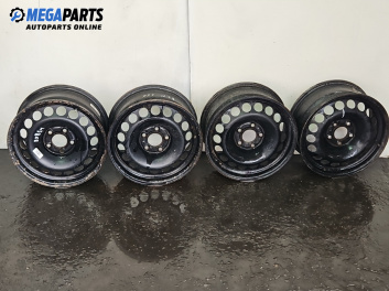 Стоманени джанти за Mercedes-Benz C-Class Estate (S204) (08.2007 - 08.2014) 16 цола, ширина 7 (Цената е за комплекта)