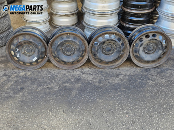 Стоманени джанти за Seat Altea Minivan (03.2004 - 12.2015) 16 цола, ширина 6.5  J (Цената е за комплекта)