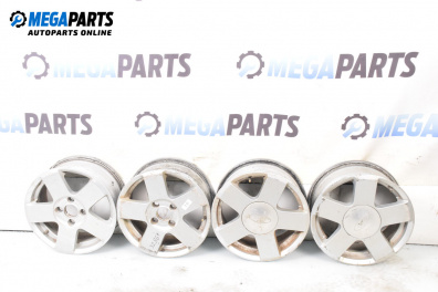 Алуминиеви джанти за Ford Fiesta V Hatchback (11.2001 - 03.2010) 15 цола, ширина 6 (Цената е за комплекта)