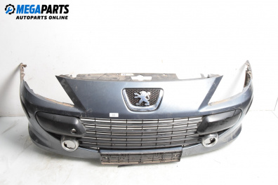 Предна броня за Peugeot 307 Break (03.2002 - 12.2009), комби, позиция: предна
