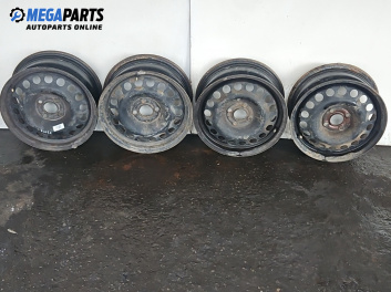 Стоманени джанти за Opel Astra G Hatchback (02.1998 - 12.2009) 15 цола, ширина 6 (Цената е за комплекта)