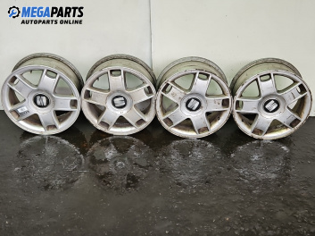 Алуминиеви джанти за Volkswagen Golf IV Hatchback (08.1997 - 06.2005) 15 цола, ширина 6 (Цената е за комплекта)