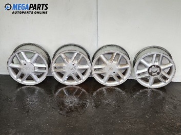 Алуминиеви джанти за Renault Scenic I Minivan (09.1999 - 07.2010) 15 цола, ширина 6 (Цената е за комплекта)