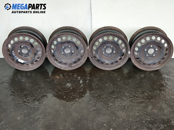 Стоманени джанти за Skoda Octavia II Combi (02.2004 - 06.2013) 15 цола, ширина 6, ET 47 (Цената е за комплекта)