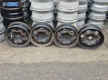 Стоманени джанти за Peugeot 307 Hatchback (08.2000 - 12.2012) 16 цола, ширина 6.5 (Цената е за комплекта)