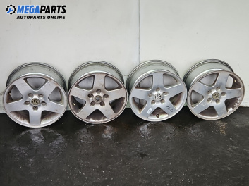 Алуминиеви джанти за Volkswagen Touran Minivan I (02.2003 - 05.2010) 15 цола, ширина 6.5 (Цената е за комплекта)