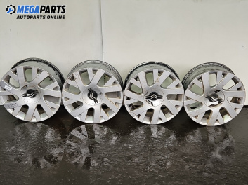 Алуминиеви джанти за Citroen C4 Coupe (11.2004 - 12.2013) 17 цола, ширина 6.5 (Цената е за комплекта)