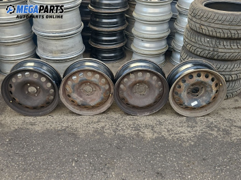 Стоманени джанти за Citroen C4 Hatchback I (11.2004 - 12.2013) 16 цола, ширина 6.5 (Цената е за комплекта)