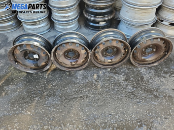 Стоманени джанти за Citroen Saxo Hatchback (02.1996 - 04.2004) 14 цола, ширина 5.5 (Цената е за комплекта)