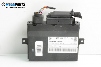 Модул централно заключване за Volkswagen Touareg SUV I (10.2002 - 01.2013), № 3D0 909 137 D