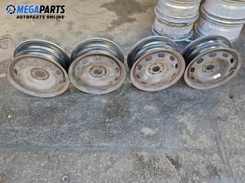 Стоманени джанти за Volkswagen Golf IV Hatchback (08.1997 - 06.2005) 15 цола, ширина 6 (Цената е за комплекта)