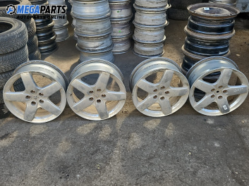 Алуминиеви джанти за Peugeot 407 Sedan (02.2004 - 12.2011) 17 цола, ширина 7, ET 48 (Цената е за комплекта)