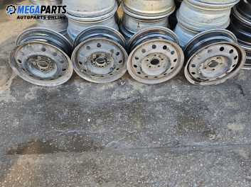 Стоманени джанти за Hyundai i30 Hatchback I (10.2007 - 11.2011) 15 цола, ширина 5.5J, ET 47 (Цената е за комплекта)