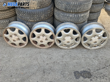 Алуминиеви джанти за Mitsubishi Space Runner Minivan I (10.1991 - 08.1999) 14 цола, ширина 5 (Цената е за комплекта)