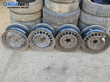 Стоманени джанти за Mercedes-Benz E-Class Estate (S210) (06.1996 - 03.2003) 15 цола, ширина 6.5, ET 37 (Цената е за комплекта)