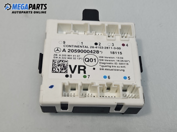 Модул врата за Mercedes-Benz C-Class Sedan (W205) (07.2013 - ...), № A2059000428