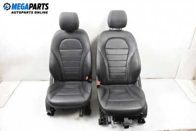 Кожен салон с ел. регулиране за Mercedes-Benz C-Class Sedan (W205) (07.2013 - ...), 4+1 вр.