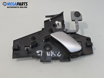 Вътрешна дръжка за Citroen C5 I Hatchback (03.2001 - 03.2005), 4+1 вр., хечбек, позиция: предна, дясна, № 9649218377