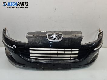 Предна броня за Peugeot 407 Sedan (02.2004 - 12.2011), седан, позиция: предна